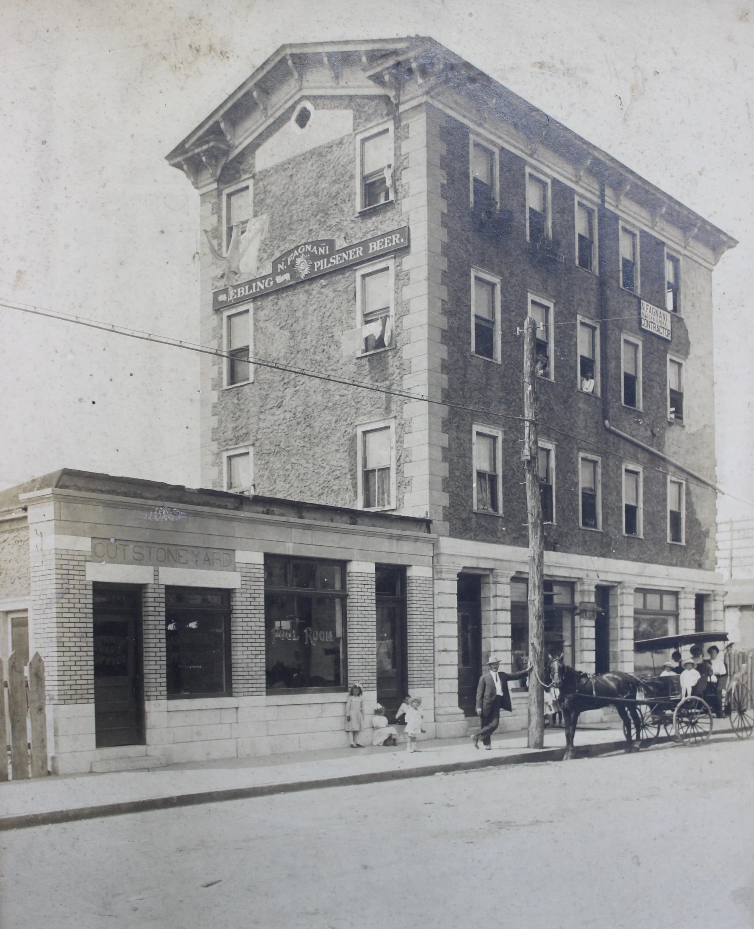 Pic-139 (Fagnani Building, Columbus Ave and Circuit Ave ~1910)