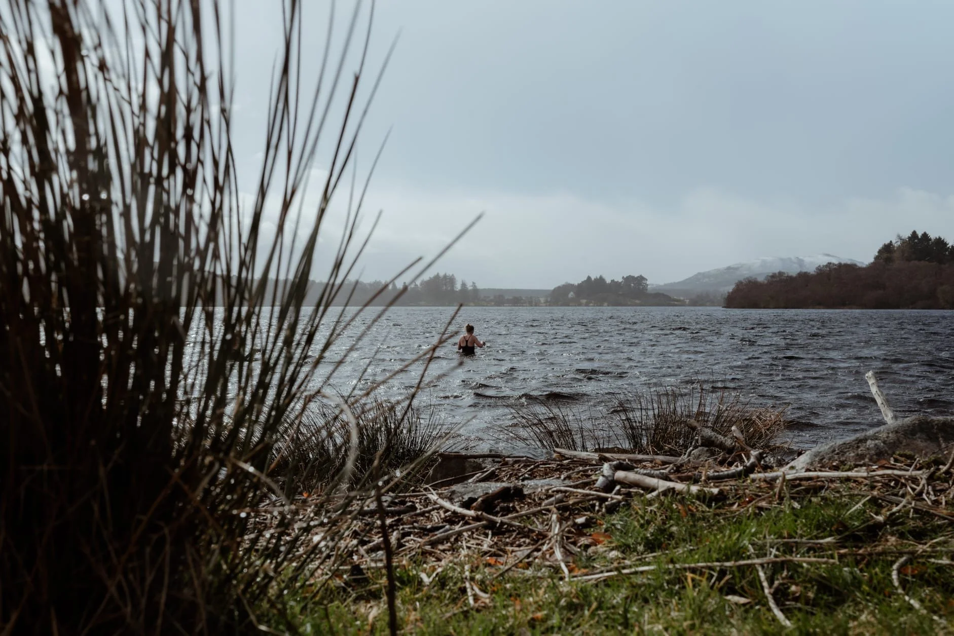 Wild swim at Loch Alvie (Photgrapghy by Catriona Parmenter)