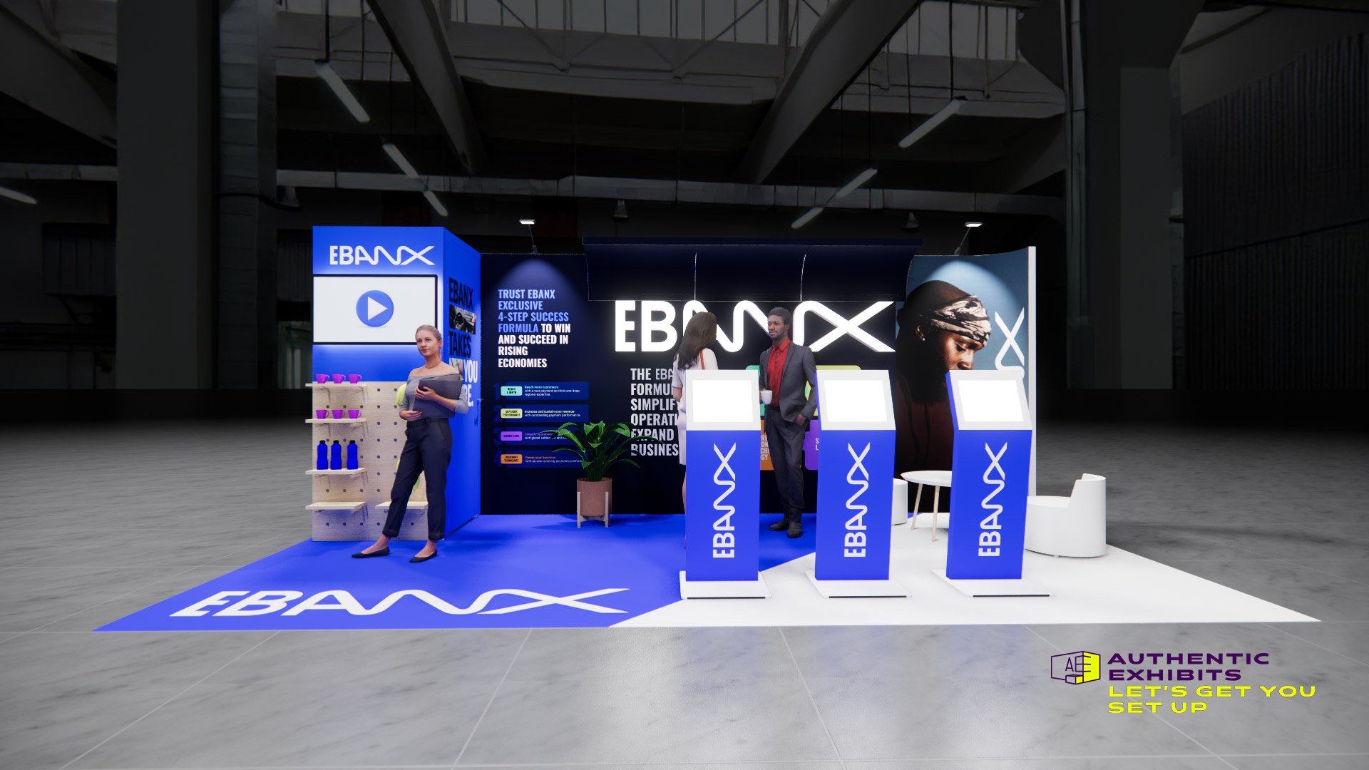 Las Vegas Trade Show Booth Brightest Backlit Display Booth Builder