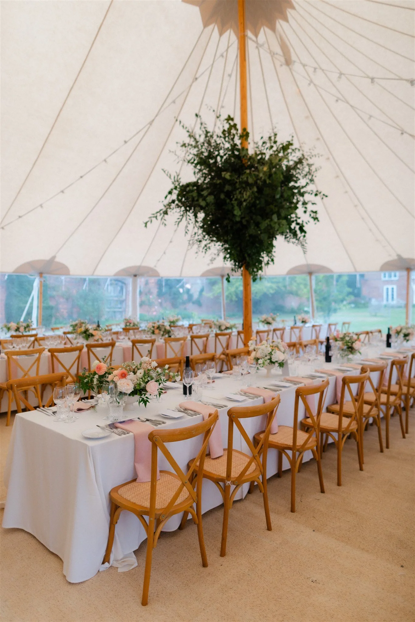 Ellie &amp; Tom - An English / Aussie Marquee Wedding at home in Berkshire