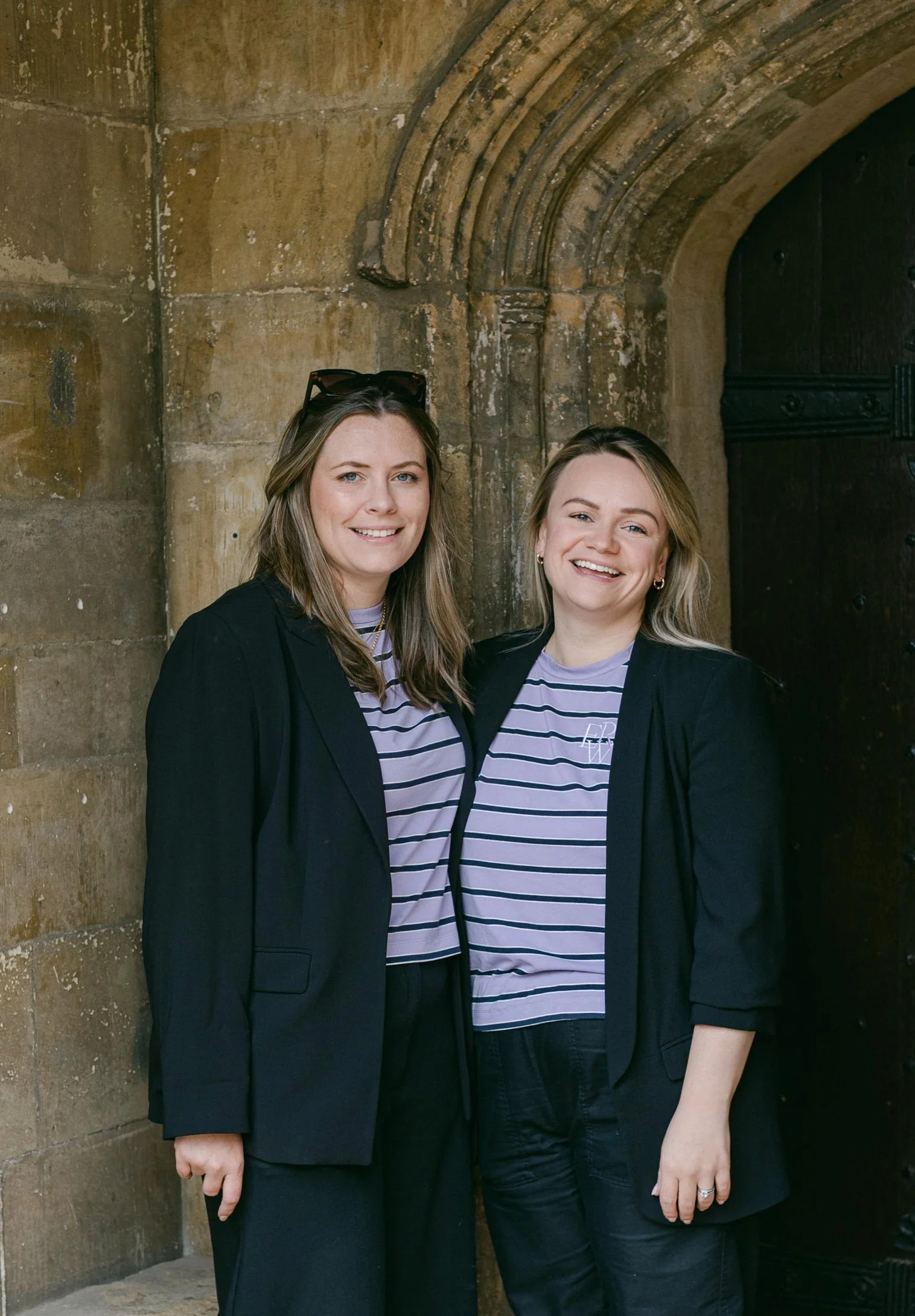 Emma and Georgia at a venue wedding in kent