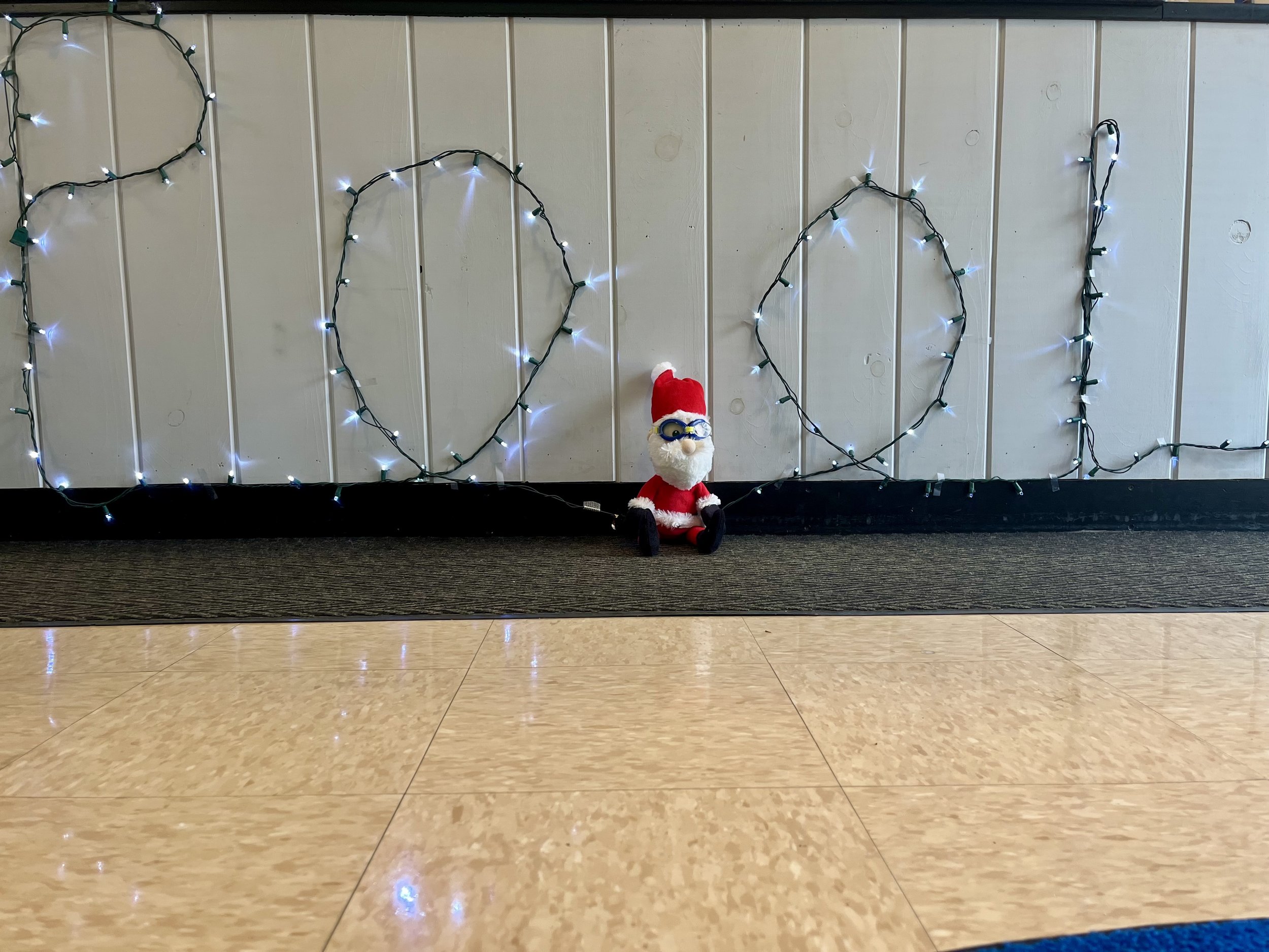 The Adventures of Santa at the Pool Store!