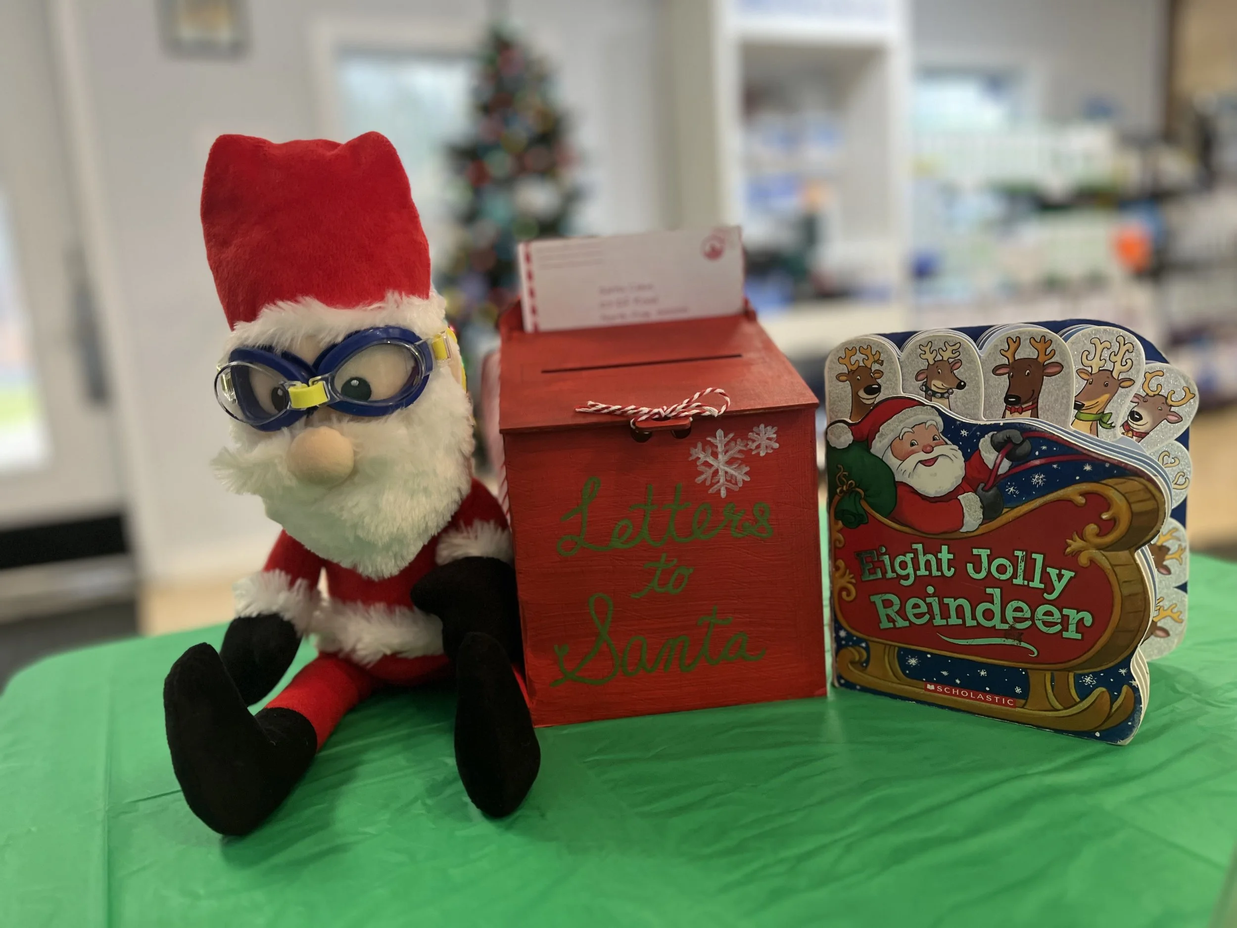 The Adventures of Santa at the Pool Store!