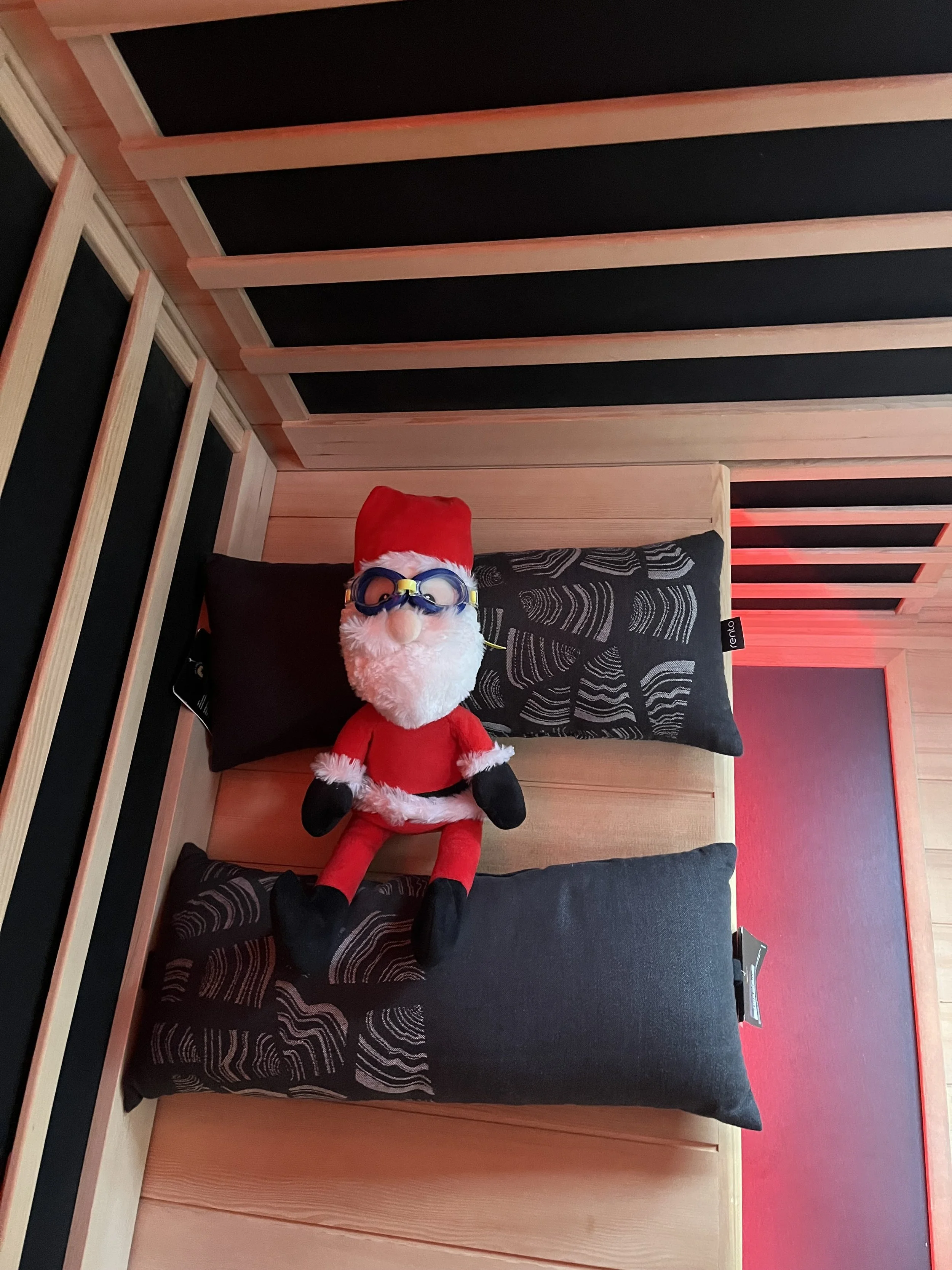 The Adventures of Santa at the Pool Store!