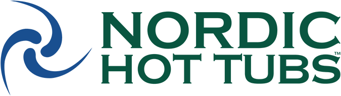 Nordic Hot Tubs logo with a swirl icon and green text