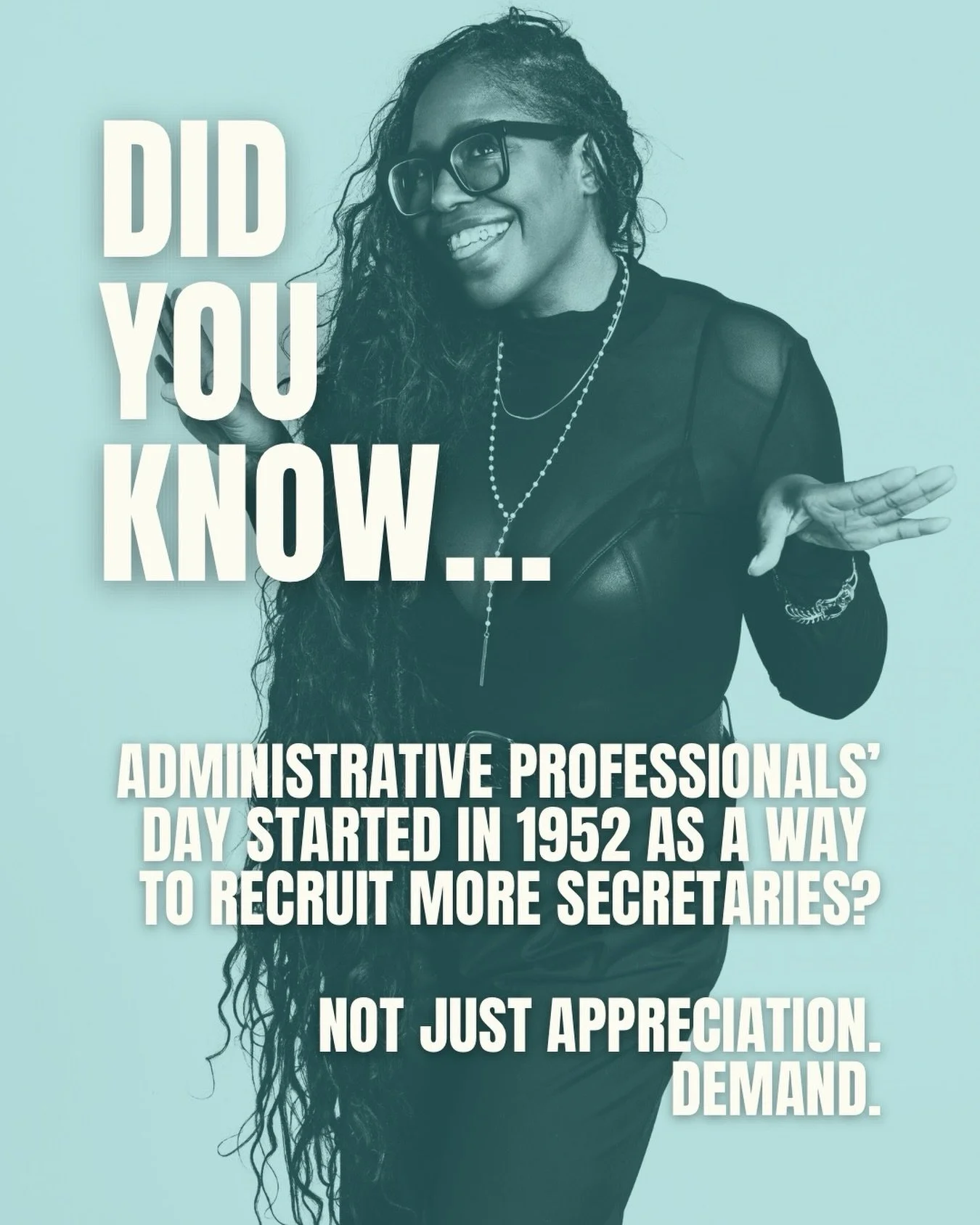 They needed more of us way, way back in 1952. Don&rsquo;t let the influx of AIlen Iverson fool you; they need us more now because the role keeps getting bigger and bigger. 

📸: @mckjames