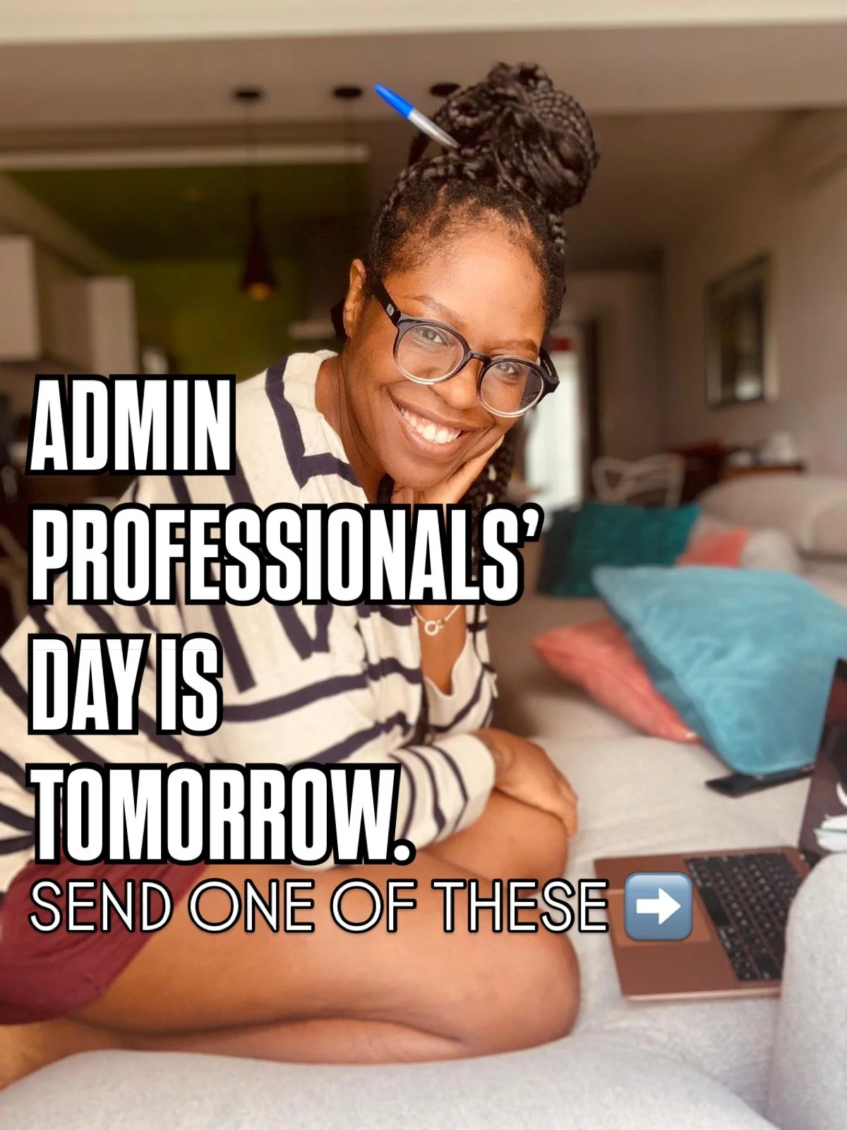 If your plan is to send &ldquo;thanks for everything&rdquo; or nothing at all tomorrow&hellip;please don&rsquo;t. 🙏🏾

Use one of these. Any of these.

Save it.
Send it.

For anyone who works with: front reception, coordinators, assistants, administ