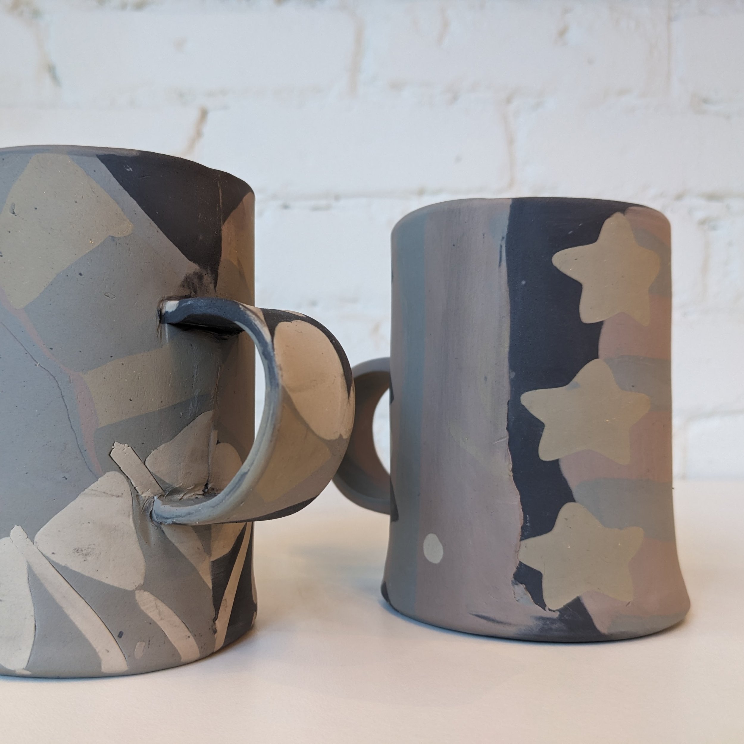 Hand built Coloured Clay