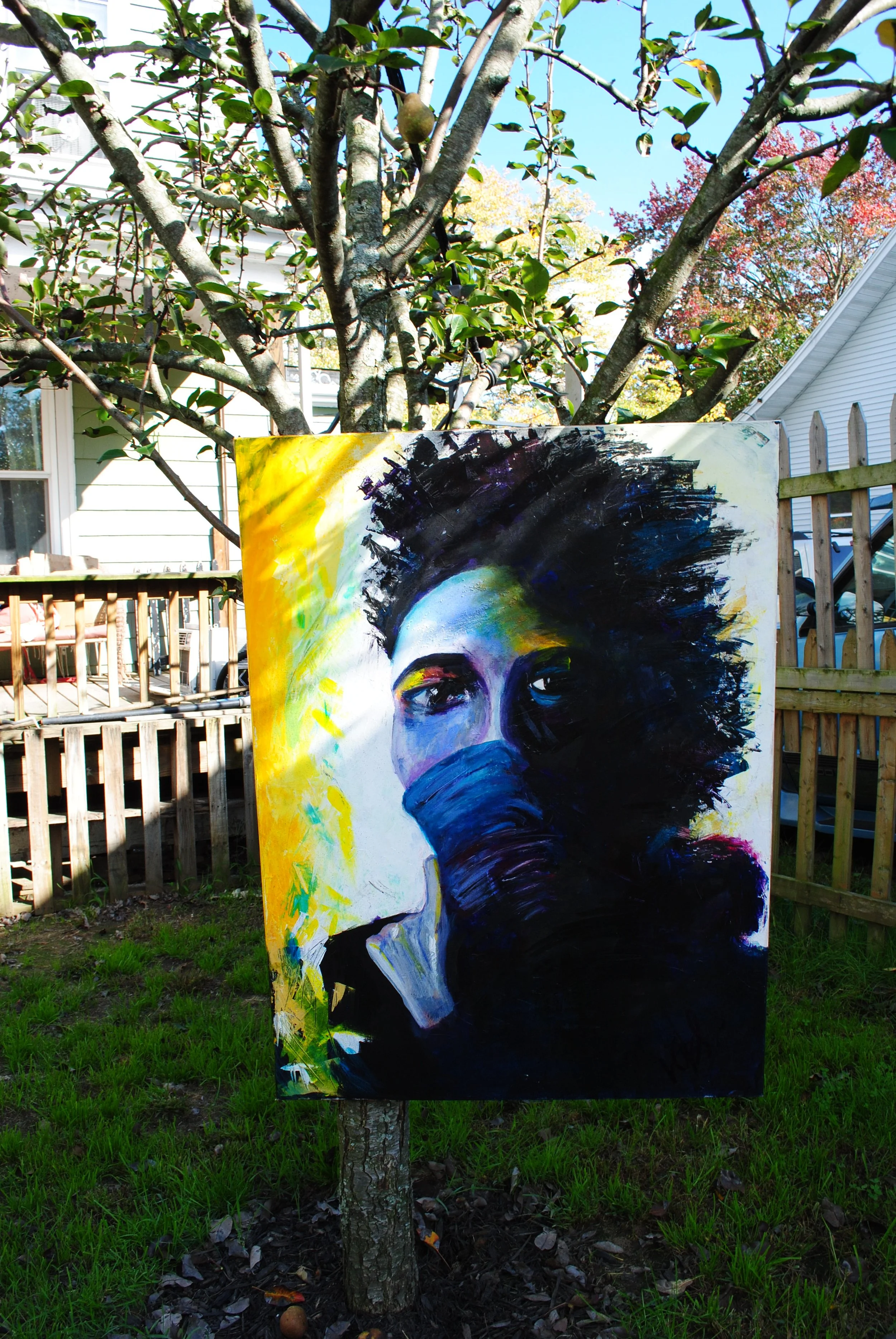 Saul Williams - Acrylic on canvas