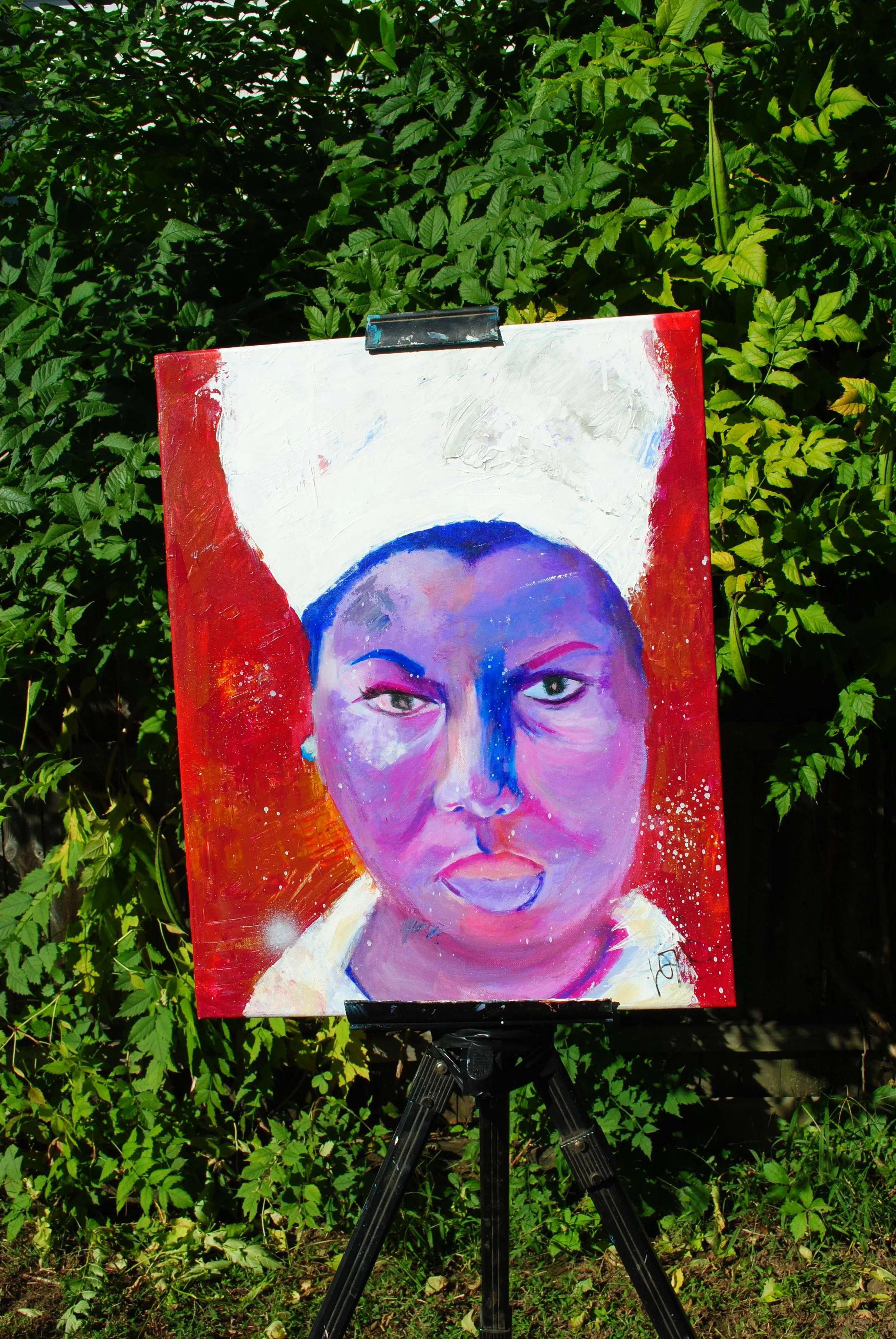 Nina Simone - Acrylic on canvas - *SALE* Visit shop! 