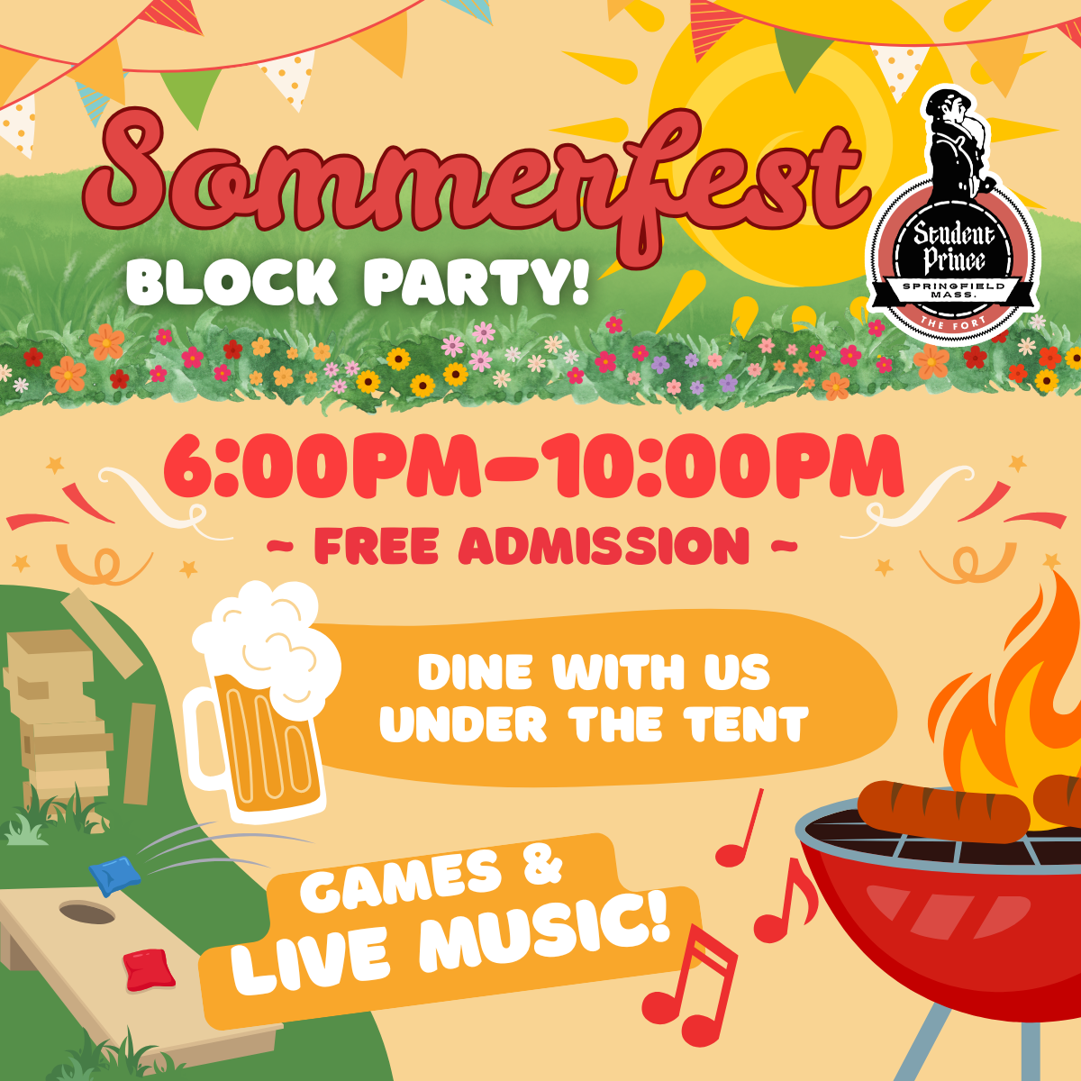 Sommerfest Block Party! Moonlight Saints