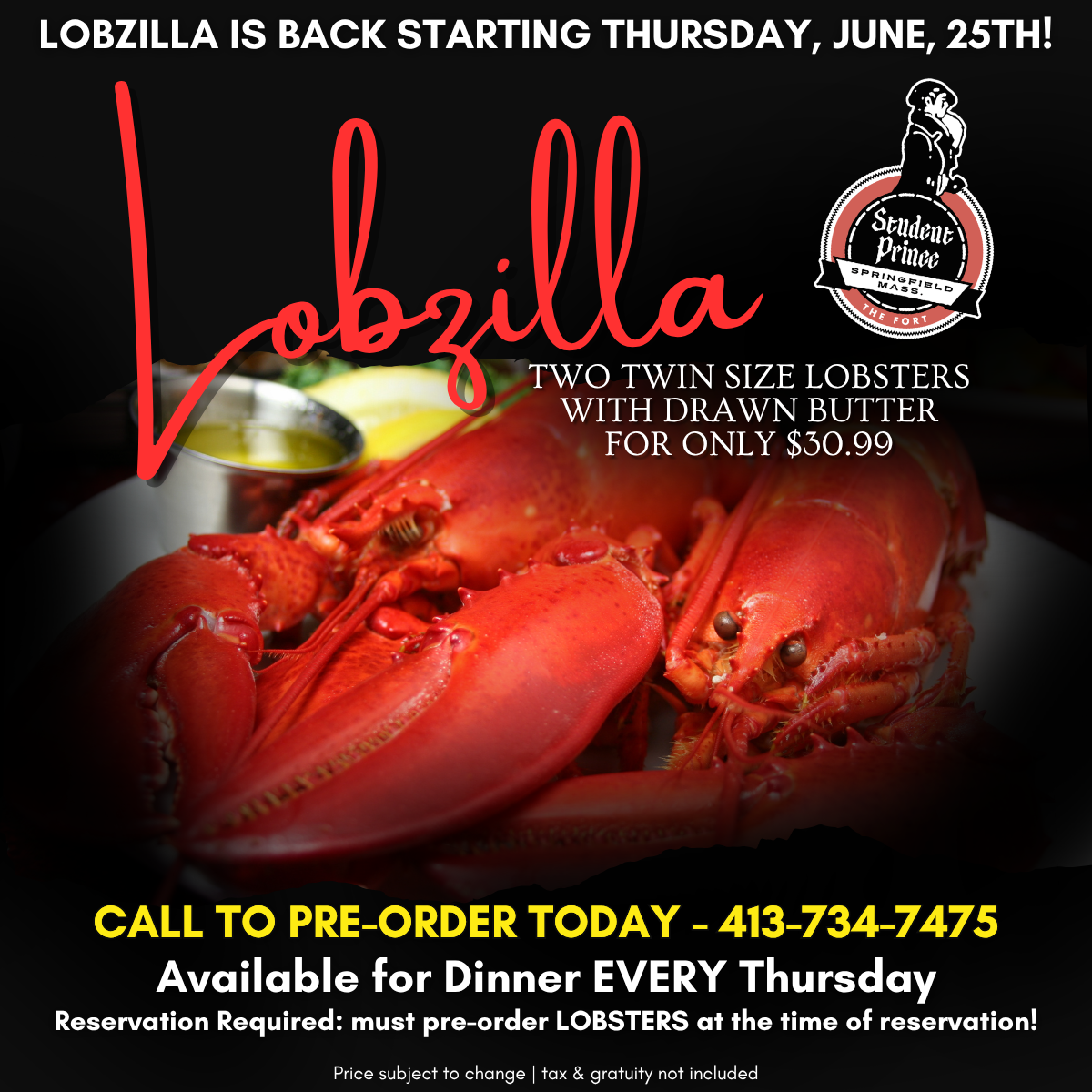 Lobzilla on Fort Street! 