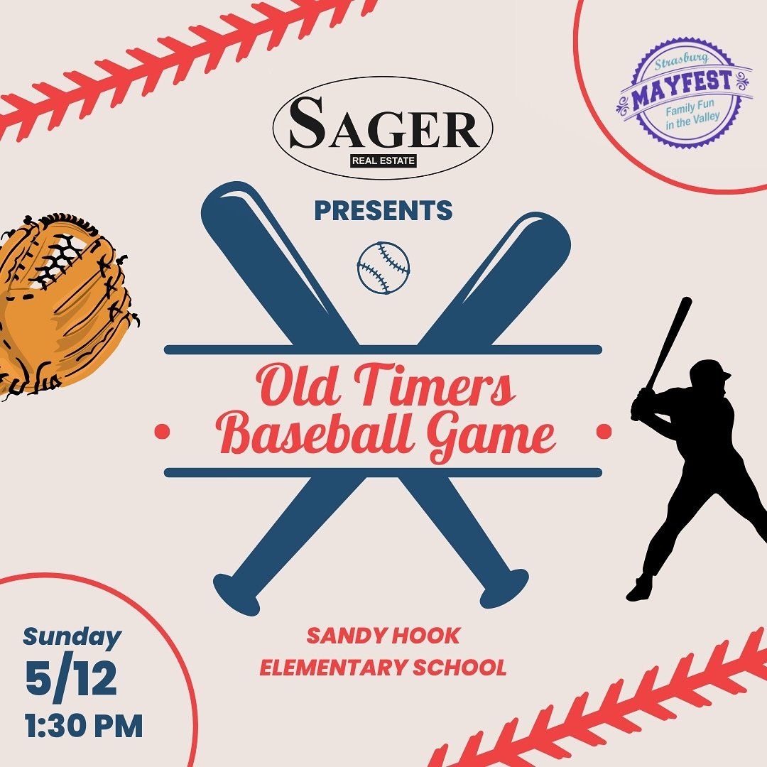 Dare we say, the best part of Mayfest?! ⚾️ At least one of our favorite parts, we are so happy to sponsor another year of the Old Timers Baseball Game! Join us on Sunday, May 12th at 1:30 PM at Sandy Hook Elementary School. What&rsquo;s a Real Estate