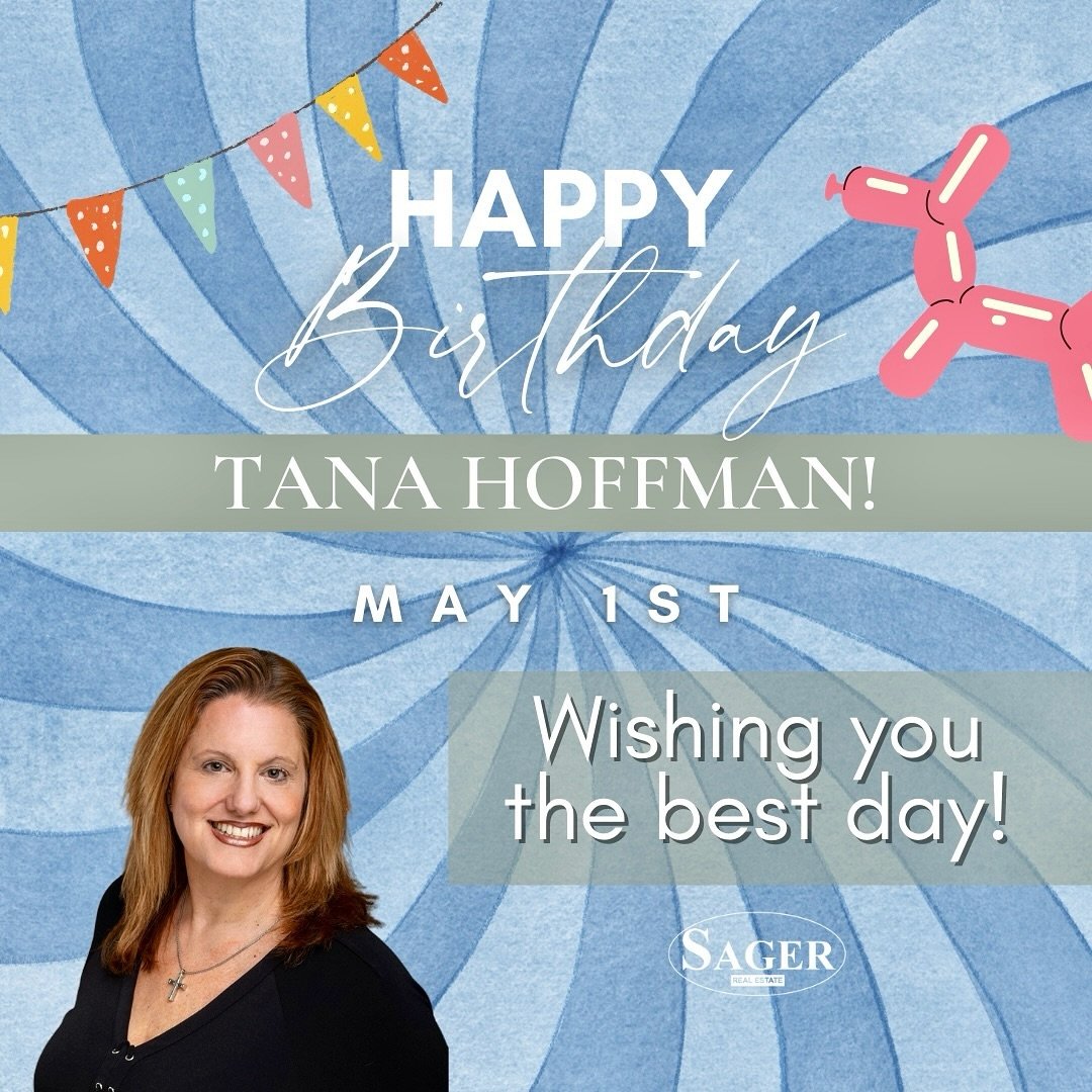 Happiest of Birthdays to the wonderful Tana Hoffman! We are wishing you a fabulous day, filled with sunshine, flowers, and hopefully, some cake 🎂 Thank you for all that you do for Sager, and for our community. You are a light!