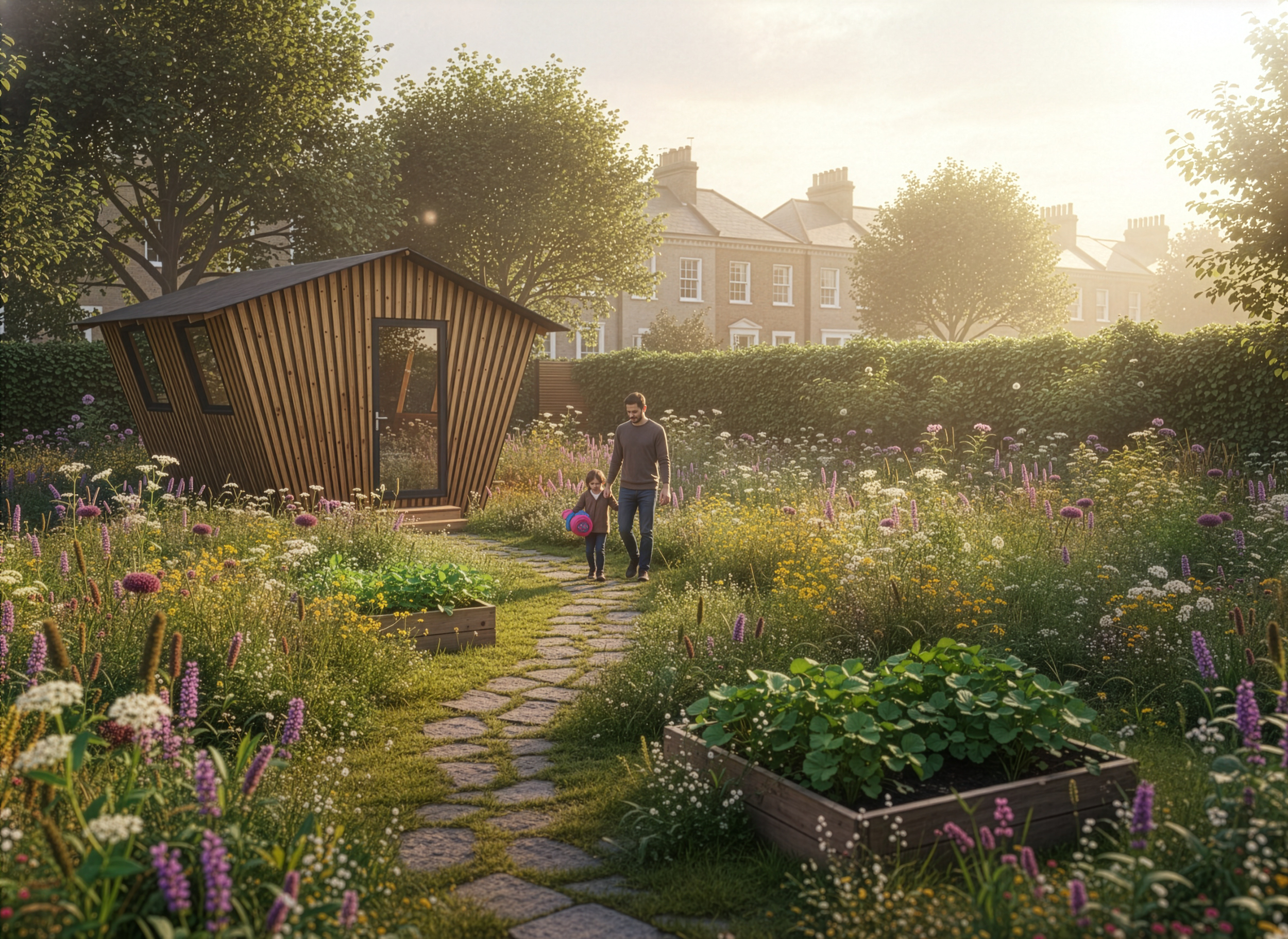 Sustainable architect-designed garden cabin UK by Barefoot Architects