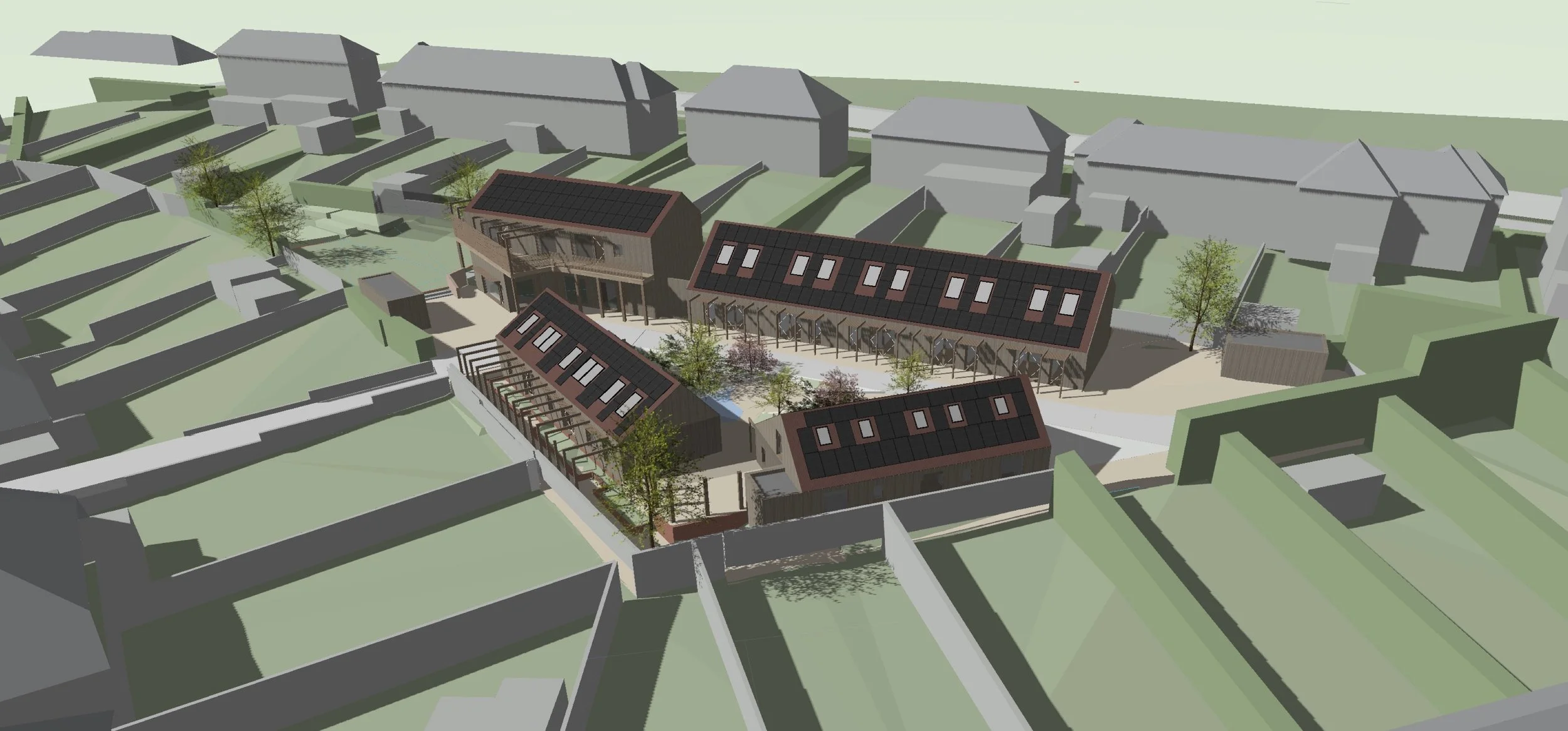 Connection, courtyards and Cohousing — barefoot architects