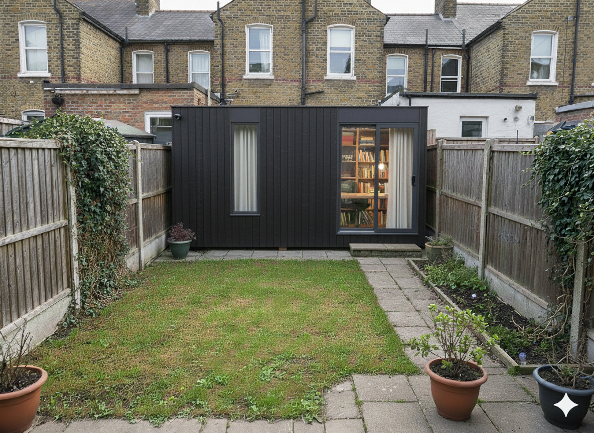 Kuba cabin – compact sustainable garden studio by Barefoot Architects