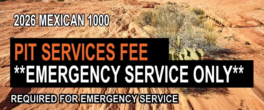 EMERGENCY PIT SERVICES - Required for Emergency Service