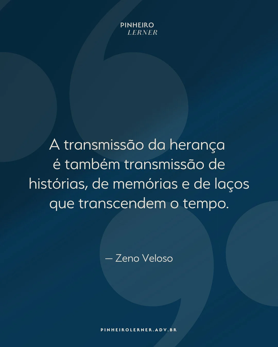 Planejar o futuro da sua fam&iacute;lia &eacute; tamb&eacute;m preservar tudo aquilo que realmente importa.

Aqui no Pinheiro Lerner, orientamos fam&iacute;lias h&aacute; mais de 20 anos a proteger o seu futuro com seguran&ccedil;a e tranquilidade.

