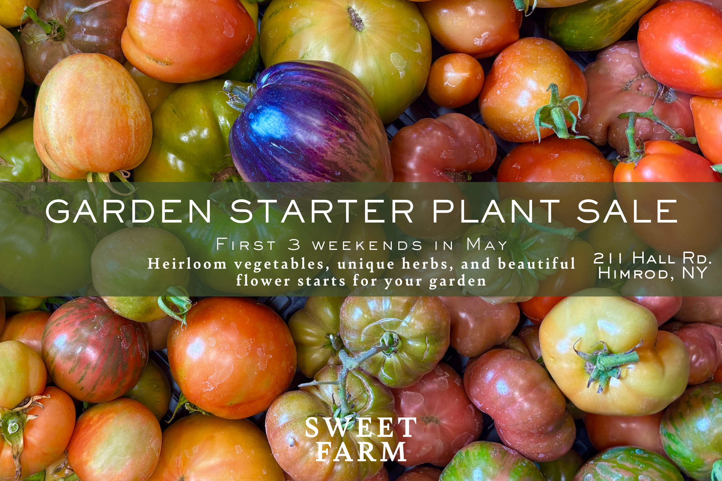 Annual Starter Plant Sale (First Weekend)