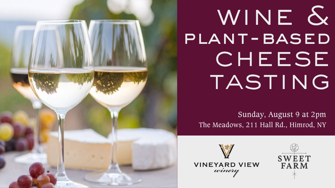 Plant-based Cheese and Wine Tasting