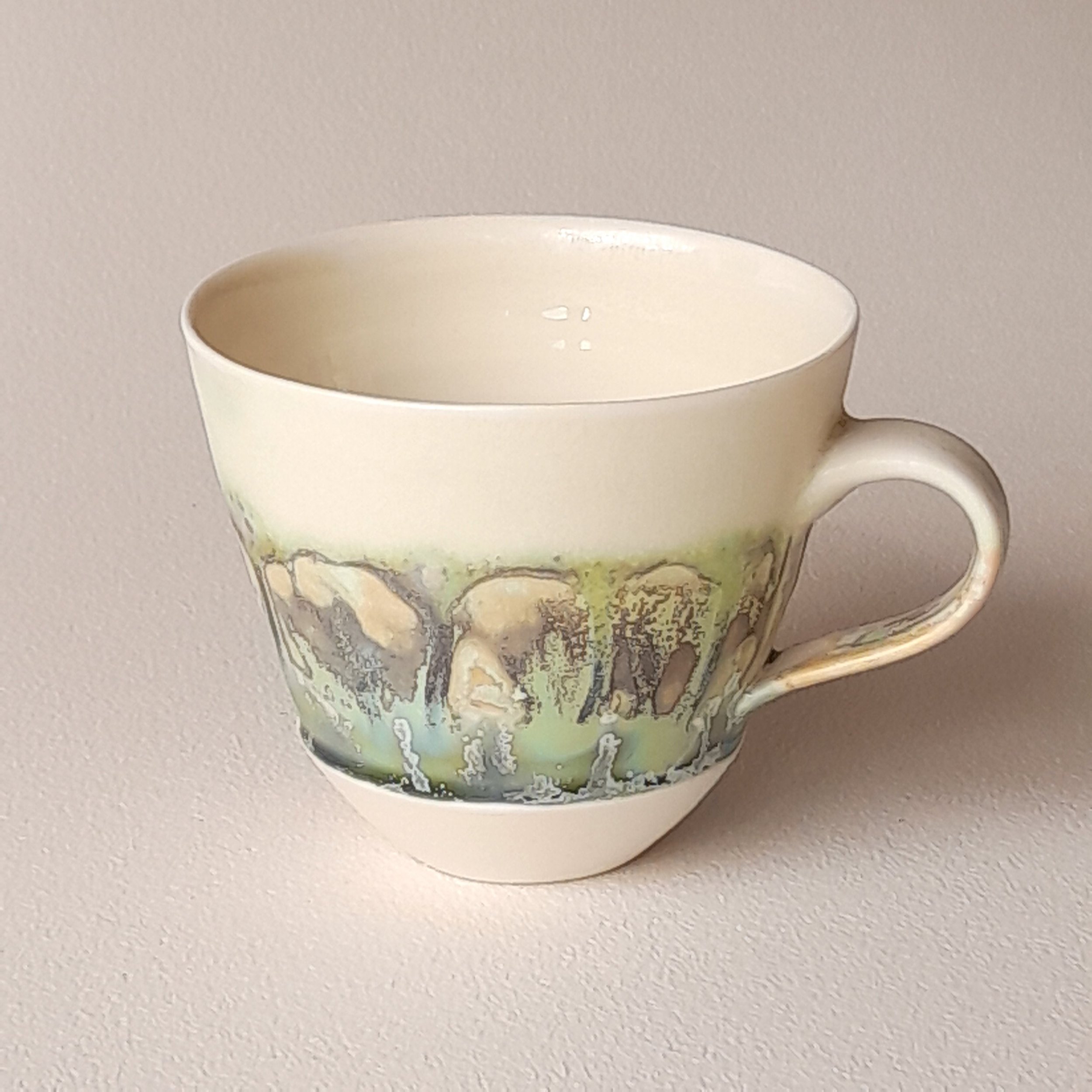 IONA CERAMICS 'Flux' porcelain cup