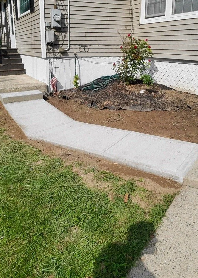 CONCRETE WALKWAY AFTER