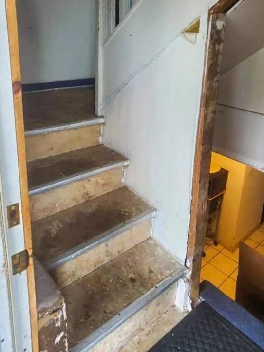 STAIRS AND DRYWALL BEFORE