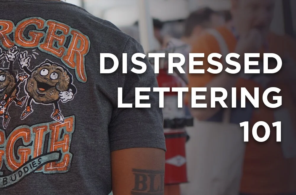 Distressed Lettering 101