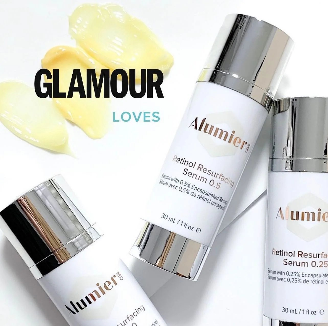 ✨RETINOL ✨
Retinol Resurfacing Serum 0.25. 0.5, or 1.0 is a pure potent retinol serum that dramatically improves the appearance of fine lines, wrinkles, blemishes, and skin texture, while evening skin tone.
.
.
.
.
#alumier #skincare #healthyskin