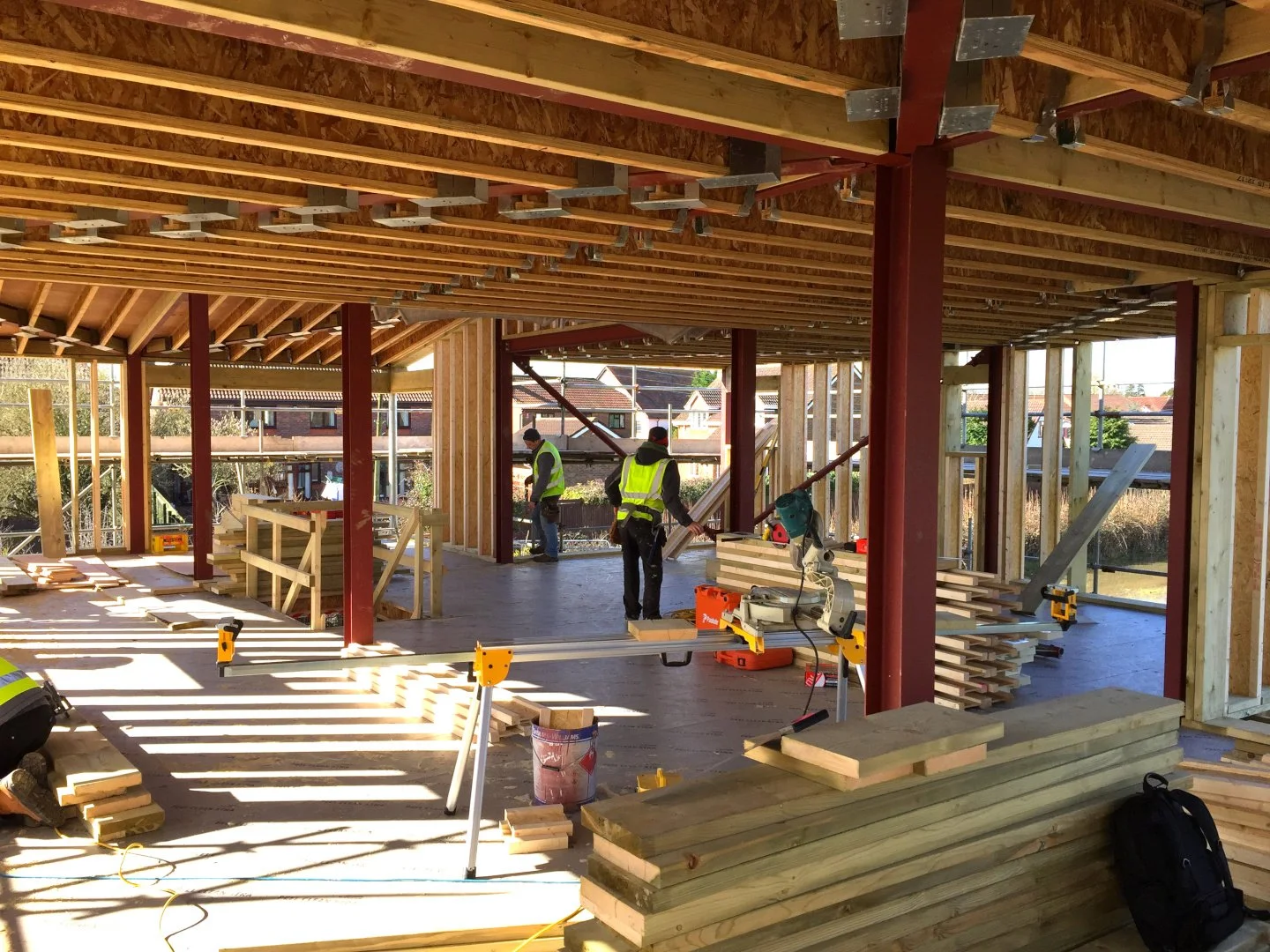 full architecture services building site