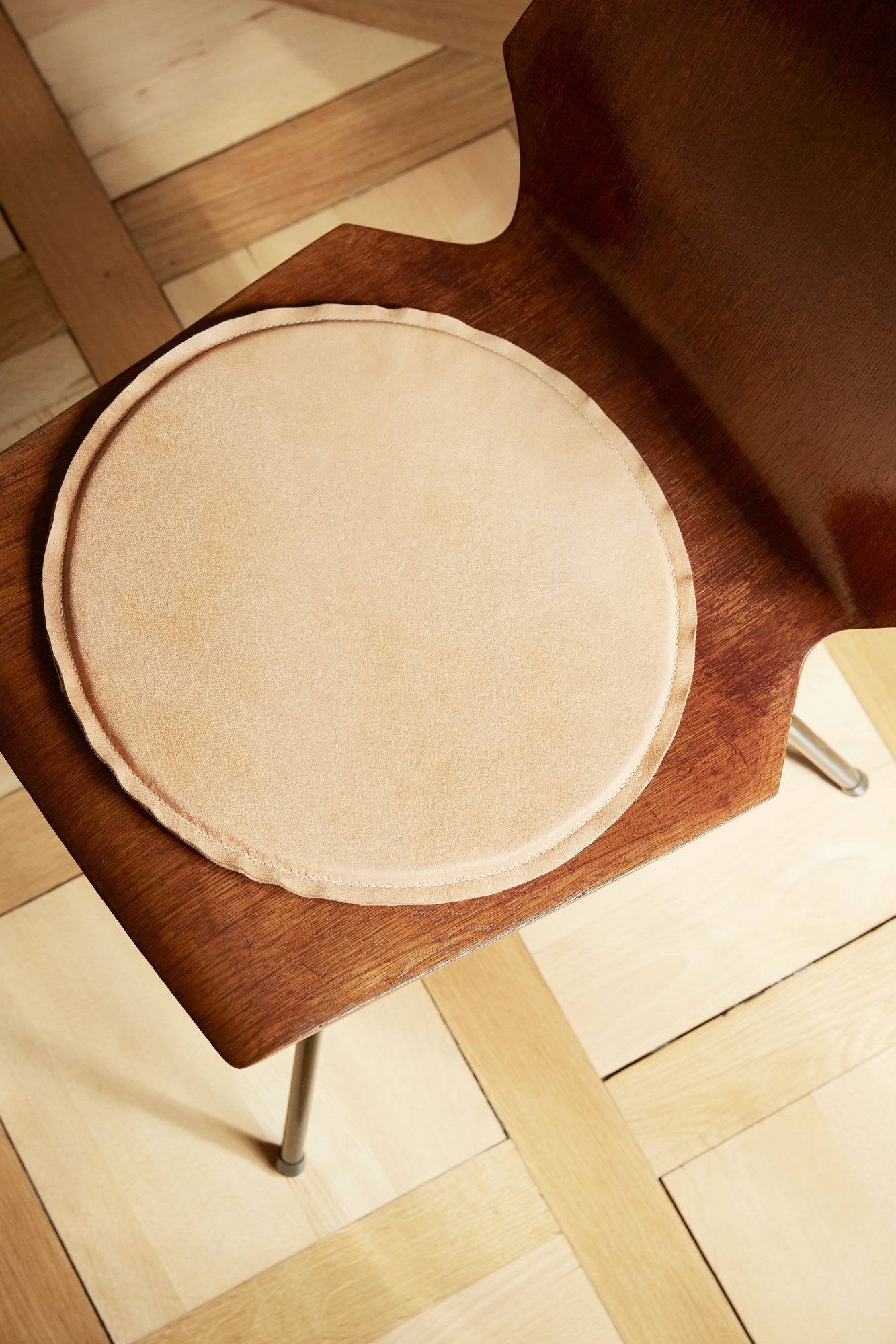 Seat cushion natural leather marai