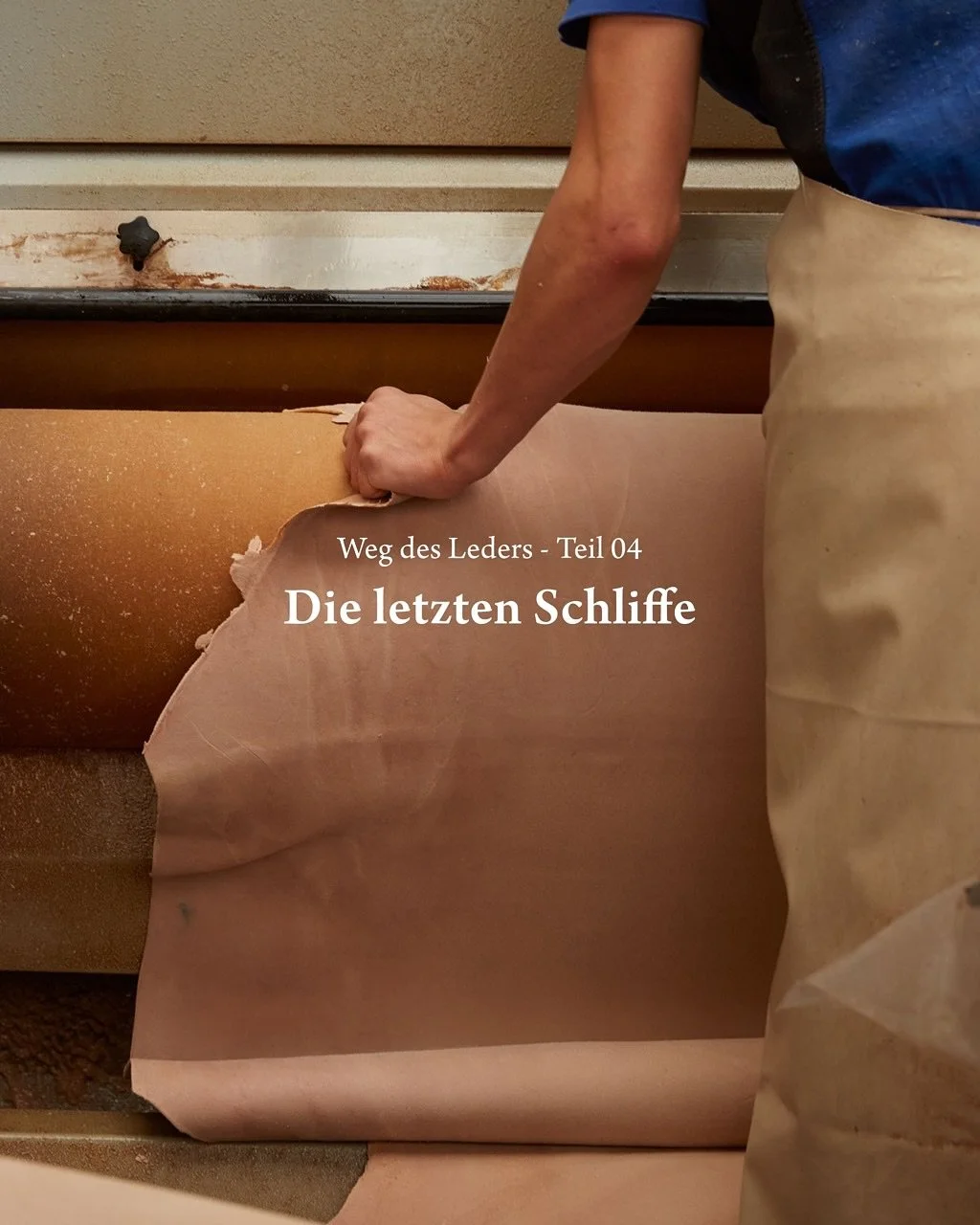 The way of leather part 4 - The finishing touches

Last week it was all about the tanning process: after tanning, the leather is stable, but not yet finished. Now it gets its final personality. 

It is greased to make it supple. 
