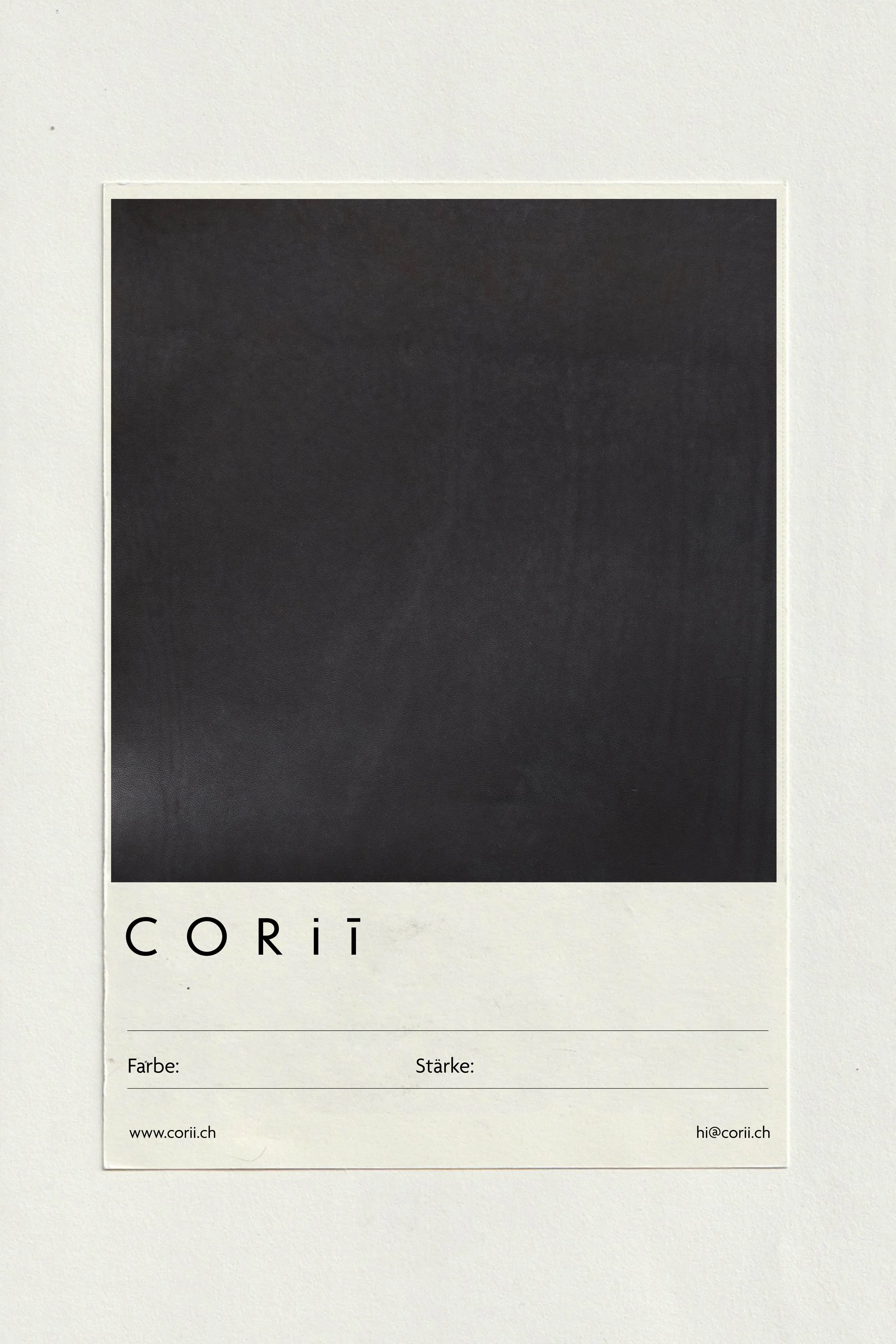 Ledermuster | Schweizer Leder | pflanzlich gegerbtes Leder | vegetabil | Glattes Rindsleder schwarz.jpg