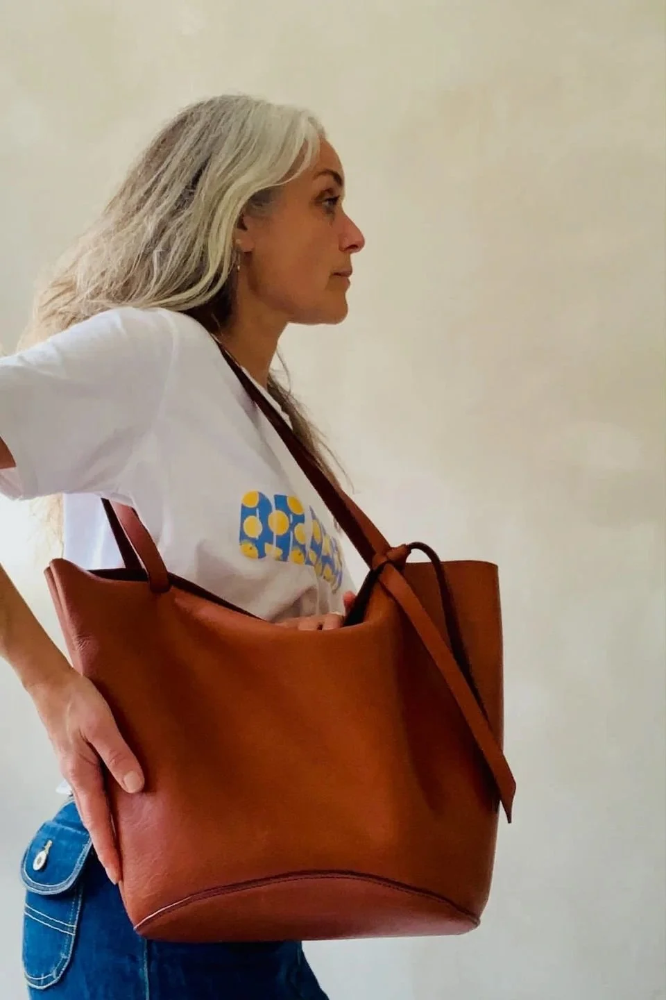 sustainable leather bag | Ledertasche aus Bioleder