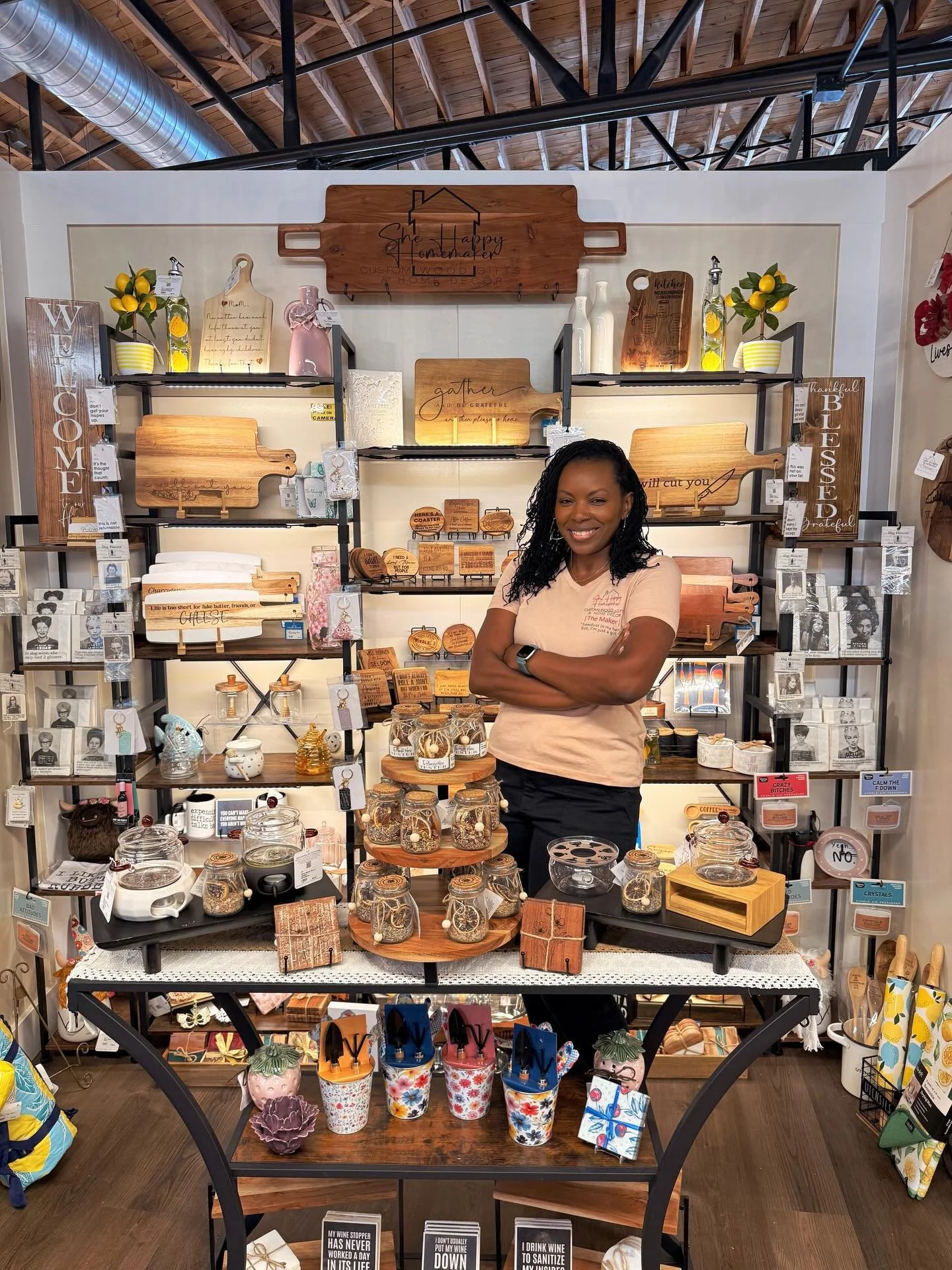 There&rsquo;s something special about pieces that are made just for you &mdash; crafted with intention, designed with love, and created by a woman who turned her passion into a business.
@shehappyhomemaker 
@shehappyhomemaker 

From custom wood gifts