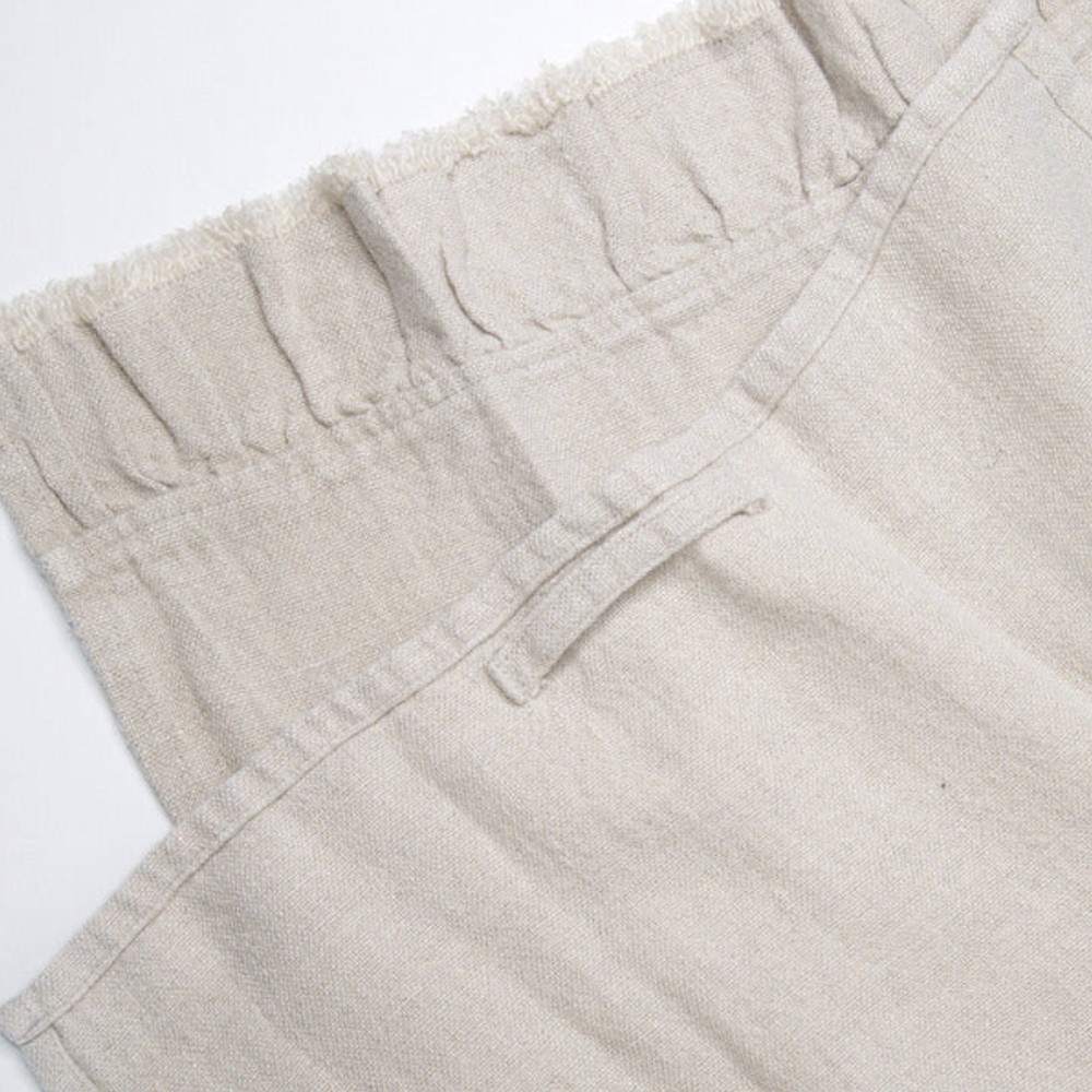Provence Ruffle Hand Towel — hand-monogrammed bath from Milly Monogram
