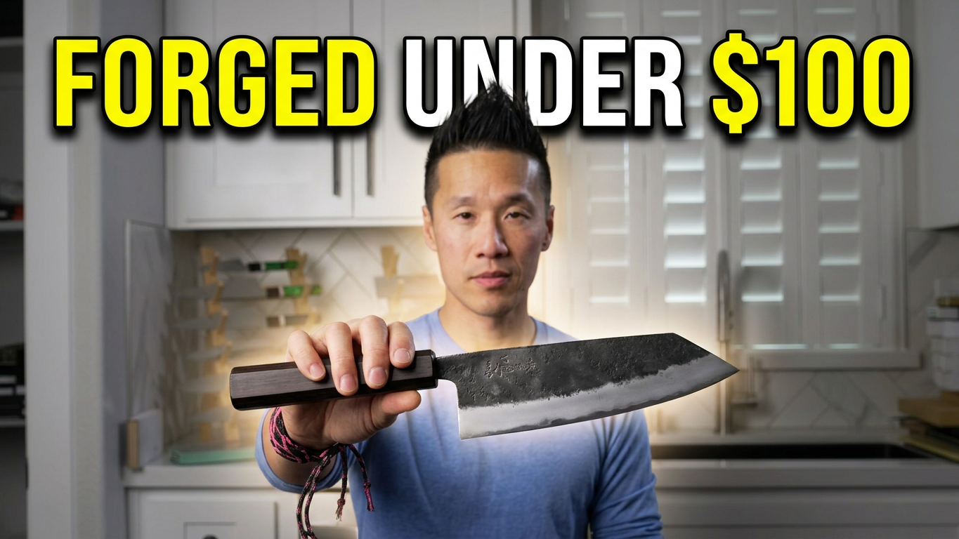 The Sub-$100 Hand-Forged Anomaly: Naru 165mm Aogami #2 Bunka Review