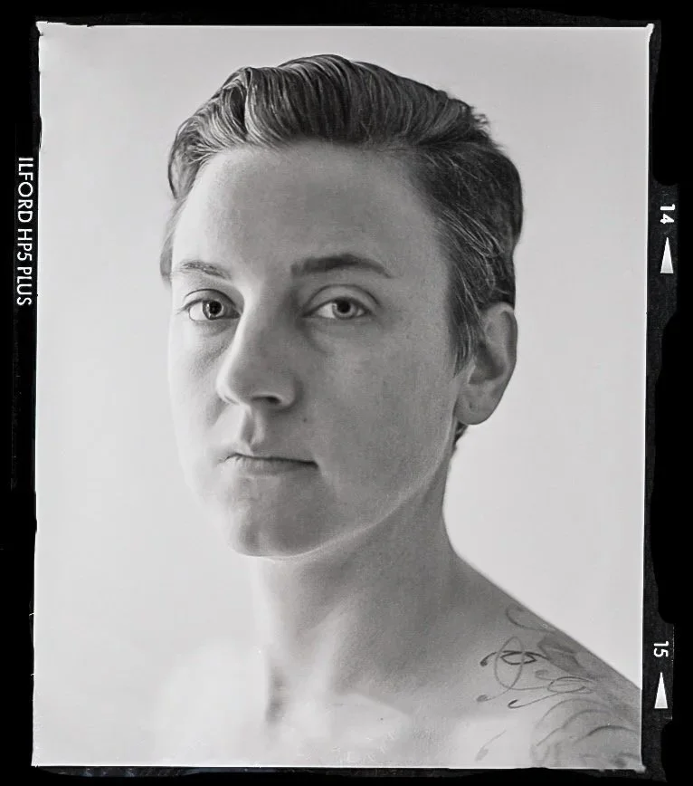 Black and white fine art portrait — Boston fine art portrait photographer Craig William Johnston Studio