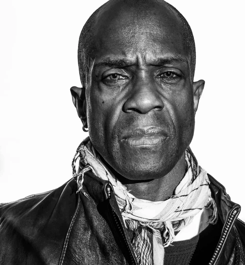 Editorial portrait of a man in leather jacket — Boston musician portrait photographer Craig William Johnston Studio