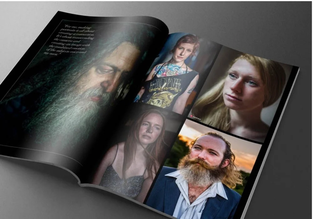 Inside spread of Craig William Johnston feature in Model Society Magazine