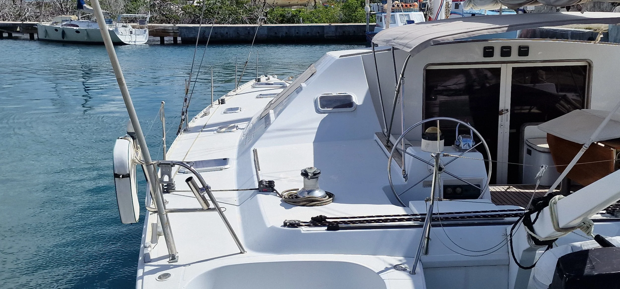 FOR SALE / LAMBADA: Lagoon 47 VPLP Catamaran. VPLP, JTA, Jeanneau Techniques Avancées, Van Peteghem/Lauriot-Prevost, Classic Cruising Catamaran, Classic Lagoon