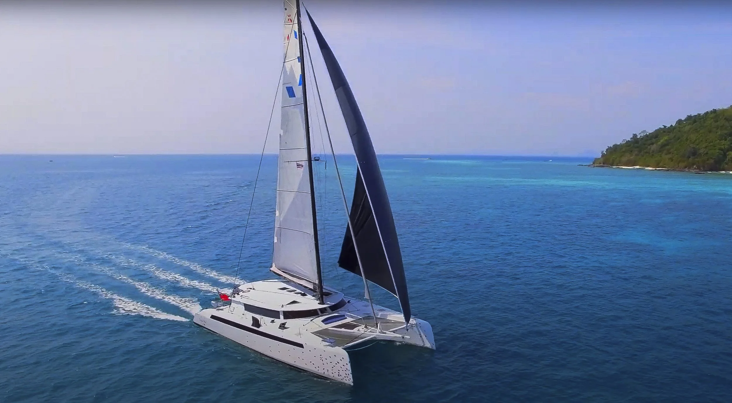 FOR SALE: LA SURPRISE - Alibi 65 - Loïc Goepfert, Julien Boucher, Apparent Wind Activities, La Surprise, Alibi Catamarans, Alibi 65, Performance Catamaran, 2015 Alibi Catamaran, Fast Multihull, Charter Catamaran