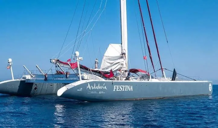 FOR SALE / MAXICAT VICTORIA - Fast Cruising Conversion Maxi Catamaran. ex-Club Med, ex-Ocean Pearl, Multiplast, Gilles Ollier Design Team, Maxicat, Maxi Catamaran, Fast Catamaran, Cruising Converion, High Performance Multihull