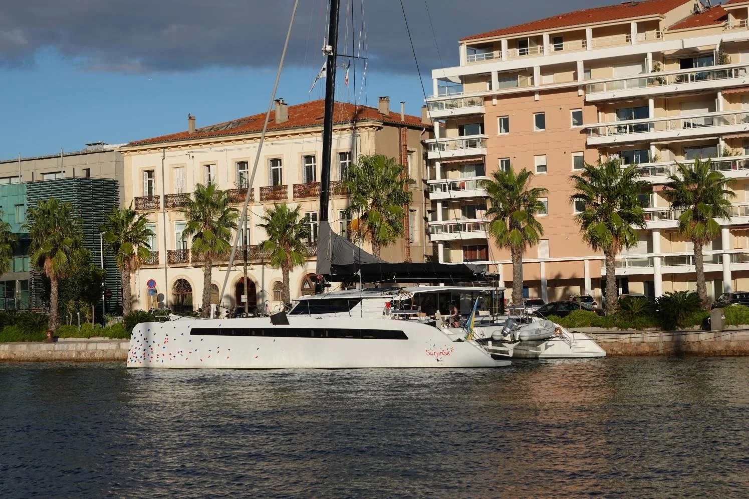 FOR SALE: LA SURPRISE - Alibi 65 - Loïc Goepfert, Julien Boucher, Apparent Wind Activities, La Surprise, Alibi Catamarans, Alibi 65, Performance Catamaran, 2015 Alibi Catamaran, Fast Multihull, Charter Catamaran