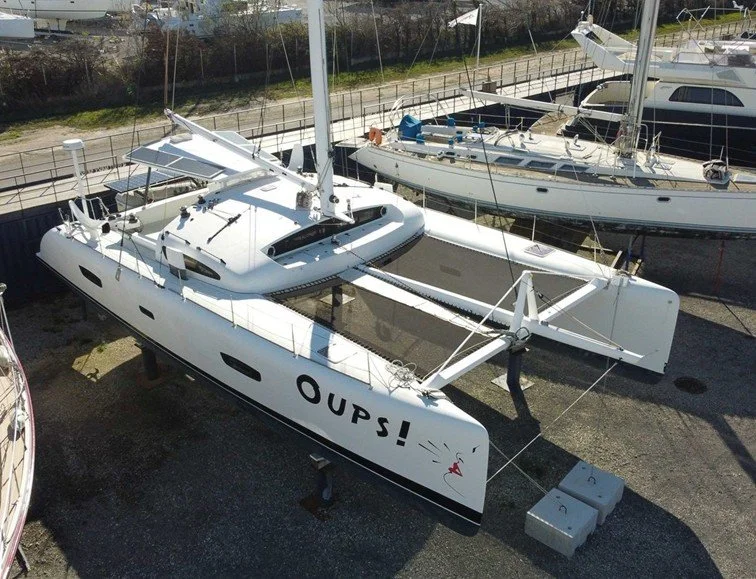 FOR SALE / OUPS: Christophe Barreau TS 52.8 Catamaran. XL Catamarans, performance catamaran, fast catamaran, cruising catamaran