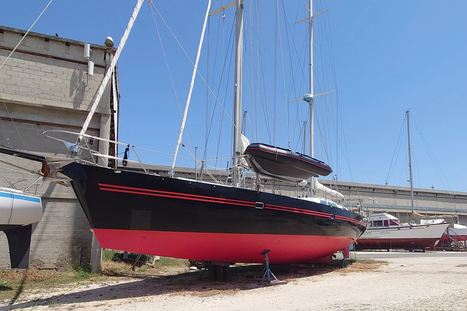 FOR SALE: JAIPUR / Jérobam Class Alloy Ketch, 69' Double Centerboard Alloy Ketch, Philippe Harlé, Greenpeace Australia Pacific, Oceana