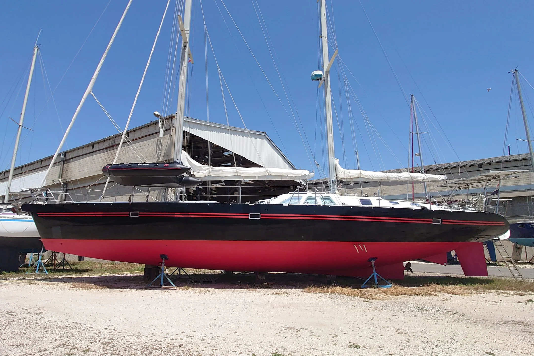 SOLD / JAIPUR: Jéroboam 69’ Double Centerboard Alloy Ketch, Philippe Harlé, Alumarine, Jéroboam Class Alloy Ketch, Greenpeace Australia Pacific, Oceania