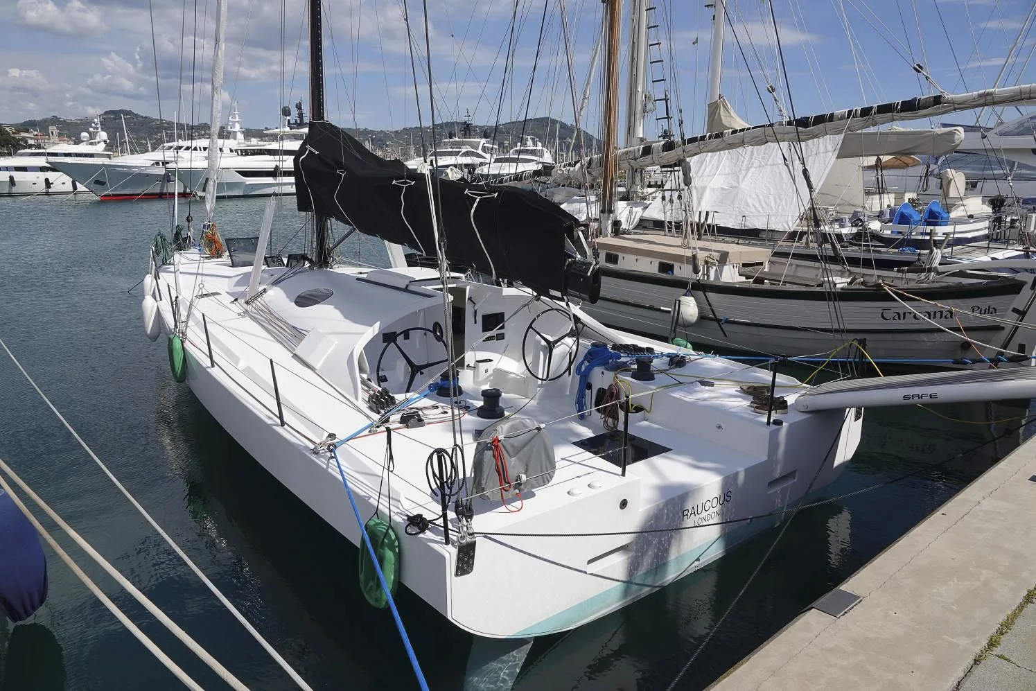 FOR SALE / RAUCOUS: Finot-Conq Open 53. Raucous, Finot-Conq Naval Architects, Open 53, JMV Industries, Marine Composite, Performance Sailing, Racing Yacht