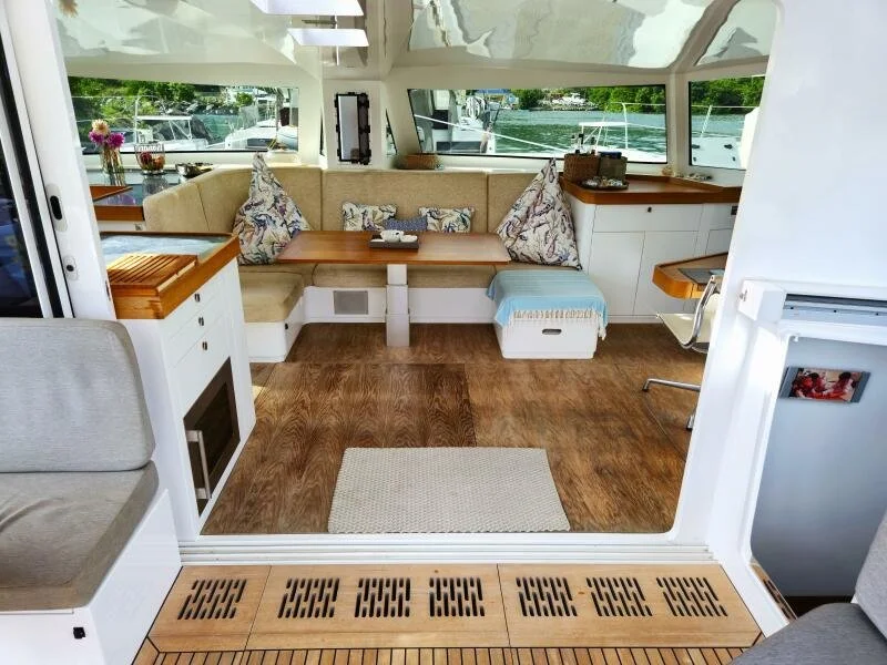 FOR SALE / BE THE FIRST: Alibi 54 Catamaran, Alibi Catamarans, Loïc Goepfert, Julien Boucher, Apparent Wind Activities, AWA, Performance Catamaran, Fast Cruising Catamaran